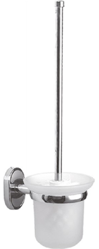 Изображение товара Ершик для унитаза D-Lin D700 в хроме современный стиль 14 см