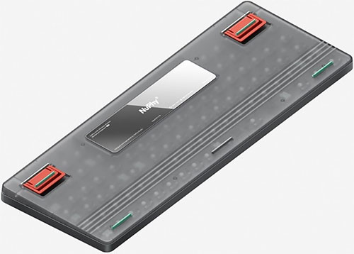 Беспроводная механическая клавиатура Nuphy QMK (AIR96v2) Lunar Gray ...