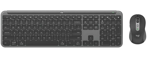 Изображение товара Беспроводная клавиатура и мышь Logitech Signature Slim MK950 черный