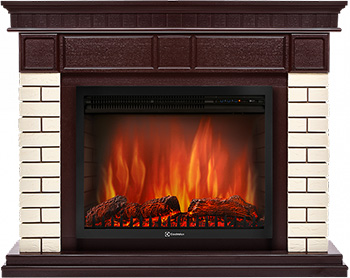 

Каминокомплект Electrolux, EFP/P- 3320RLS с порталом Firelight Bricks 30 камень бежевый