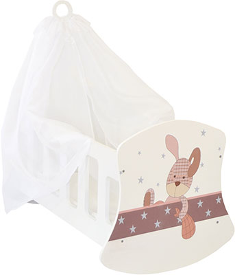Кроватка для кукол Paremo с балдахином серии ''Мимими'' ''Крошка Зи''