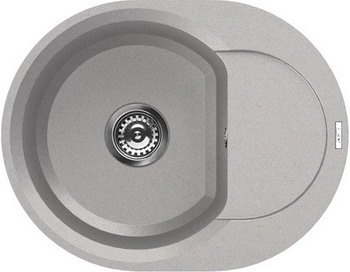 

Кухонная мойка Elleci, EASY ROUND 600 metaltek (79) aluminium LMYR 6079
