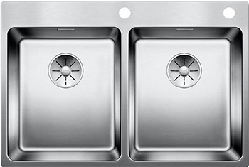 

Кухонная мойка Blanco, ANDANO 340/340-IF-A нерж. сталь зеркальная полировка с клапаном-автоматом 522997