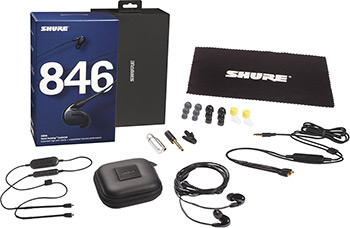 

Вставные наушники Shure, SE 846-K BT1-EFS черные