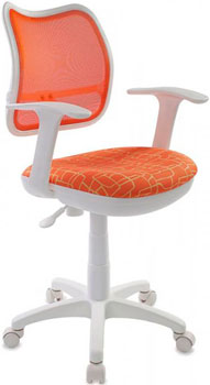 

Кресло Бюрократ, CH-W797/OR/GIRAFFE спинка сетка оранжевый