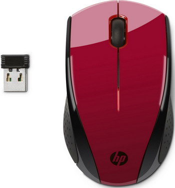 

Мышь HP, X3000 красная