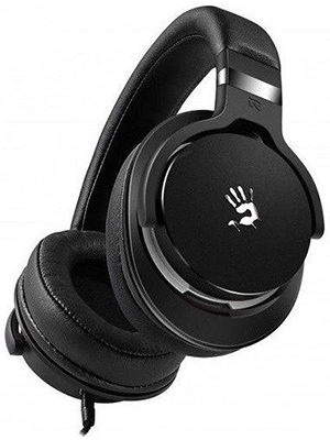 Аудио гарнитура игровая проводная A4Tech Bloody M550 черный/серебристый