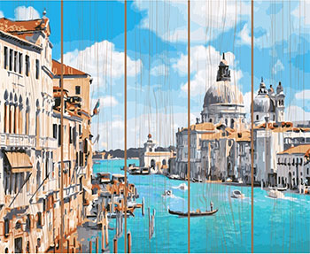 

Картина по номерам Molly, на дереве (40х50) САНТА-МАРИЯ-ДЕЛЛА-САЛЮТЕ (25 цветов) на подрамнике KD0702