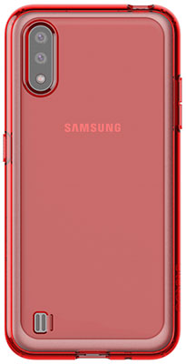 

Чехол (клип-кейс) Samsung Galaxy A01 araree A cover красный (GP-FPA015KDARR)