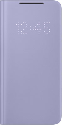 

Чехол-книжка Samsung, Galaxy S21 Smart LED View Cover фиолетовый (Violet) (EF-NG991PVEGRU)