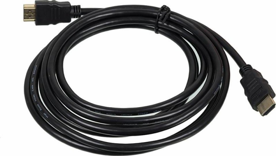 

Кабель аудио-видео Noname High Speed ver.1.4 HDMI (m)/HDMI (m) 3м. позолоч.конт. черный