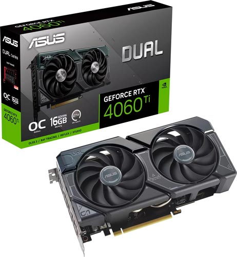 фото Видеокарта asus geforce rtx 4060 ti dual oc 16gb (dual-rtx4060ti-o16g)