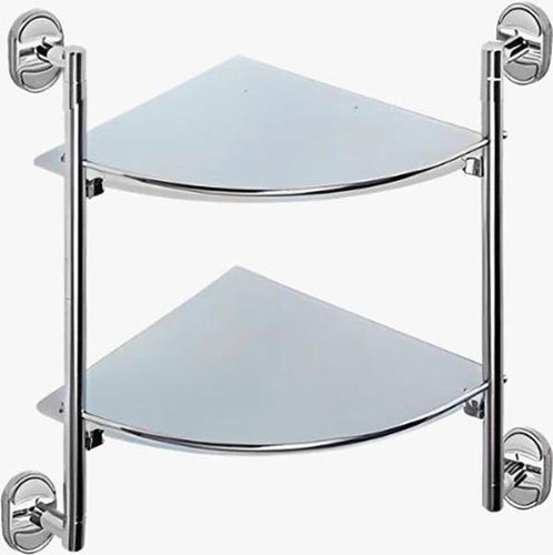 Изображение товара Полка стеклянная угловая D-Lin D700, хром (D262700)