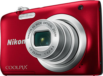 

Цифровой фотоаппарат Nikon, COOLPIX A 100 красный