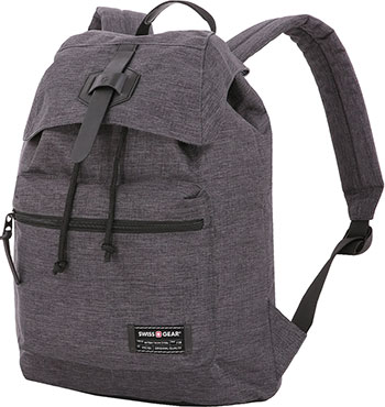

Рюкзак Swissgear, 13'' cерый ткань Grey Heather/ полиэстер 600D PU 29х13х40 см 15 л SA5331424403