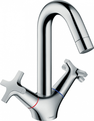

Смеситель для раковины Hansgrohe Logis Classic 147 мм поворотный со сливным гарн. 5 л/мин 71 270 000