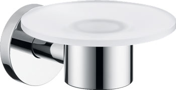 

Мыльница Hansgrohe Logis металл/стекло 40 515 000