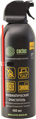 Пневматический очиститель Cactus CSP-Air400AL негорючий для очистки техники 400мл