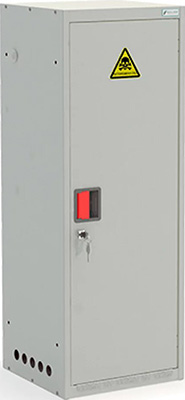 Шкаф для газовых баллонов Металл-Завод 50л (на 1 шт) серый