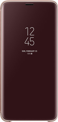 

Чехол (флип-кейс) Samsung, S9+ (G 965) ClearView Standing gold EF-ZG 965 CFEGRU
