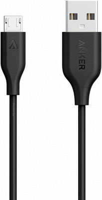 

Кабель ANKER, Powerline Micro USB 3 м. черный