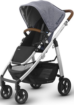 

Коляска UPPAbaby, Cruz 2018 GREGORY (blue melange) голубой меланж 0418-CRZ-EU-GRG