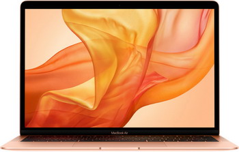 Ноутбук Apple MacBook Air 13 дисплей Retina с технологией True Tone Mid 2019 (MVFN2RU/A) золотой
