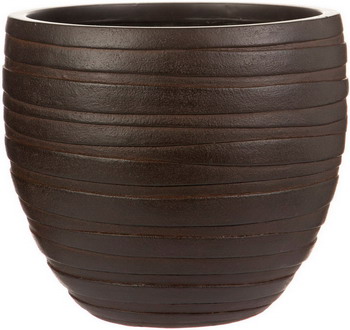 

Напольный горшок для цветов Идеалист Lite Роу файберстоун коричневый Д46 В39 см 64 л ROWR46-B