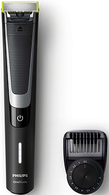 Триммер для бороды Philips OneBlade Pro QP6510/20 черный серебристый