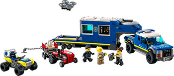 Фото - Конструктор LEGO Lego City Police Полицейский мобильный командный трейлер 60315 lego city 60246 конструктор лего город полицейский участок