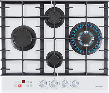 

Газовая варочная панель Hiberg VM 6145 W, Белый