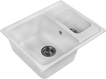 

Кухонная мойка Lex, Zurich 590 White