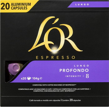 Кофе капсульный L’OR Espresso Lungo Profondo 20шт