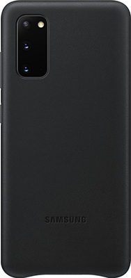 

Чехол (клип-кейс) Samsung, S20 (G980) LeatherCover black EF-VG980LBEGRU