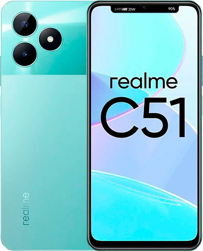 Смартфон Realme C51 (RMX3830) 64Gb 4Gb зеленый