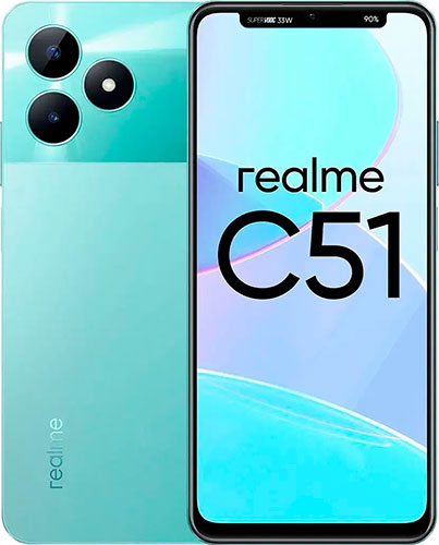 Смартфон Realme C51 RMX3830 64Gb 4Gb зеленый