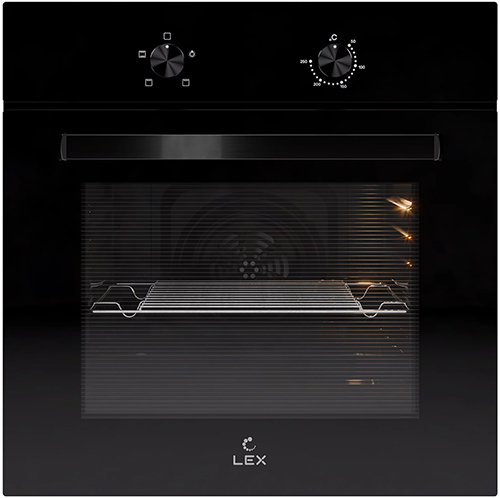 фото Встраиваемый электрический духовой шкаф lex edm 040 bbl