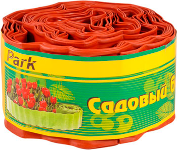 

Садовый бордюр Park 256007 красный