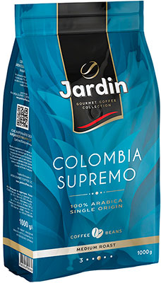 

Кофе зерновой Jardin Colombia Supremo 1 кг