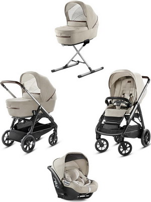 

Коляска Inglesina, Aptica System Quattro 4 в 1 на шасси Aptica Black Coffee (AA 70 K0CMB AE 70 K 0001)