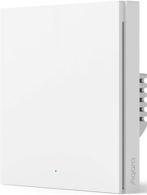 цена Выключатель Aqara Smart wall switch H1 (2 кнопки, No neutral) WS-EUK02