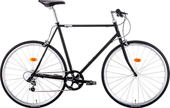 Велосипед городской Bear Bike Taipei 2021 рост 580 мм черный матовый 1BKB1C187006