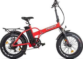 

Велогибрид Eltreco, Cyberbike 500 Вт Красно-черный 019282-1857