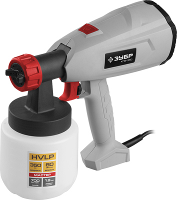 

Краскопульт Зубр КПЭ-350 HVLP электрический
