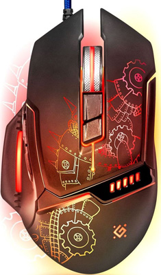 Проводная игровая мышь Defender Defender Kill'em All GM-480 L 52480 фото