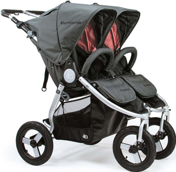 

Коляска Bumbleride, Indie Twin Dawn Grey Coral IT-975 DGC