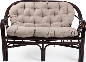 

Диван RattanDesign, ROMA МИ с подушкой. JC-1732 цвет Орех