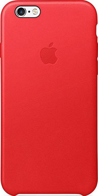 

Чехол кожаный Apple, Leather Case для IPHONE 6s RED(красный) MKXX2ZM/A