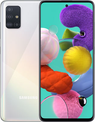 Смартфон Samsung Galaxy A51 64GB SM-A515F белый