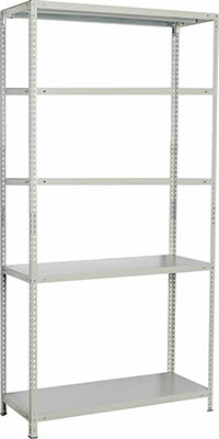 Стеллаж металлический Brabix MS Plus-200/50-5 (в2000*ш1000*г500мм) 5 полок регулир. опоры 291110 стеллажи 5 полок